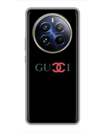 Чехол для Realme 12 Pro с картинкой «Gucci — красный градиент» Чехол для Realme 12 Pro с картинкой «Gucci — красный градиент»