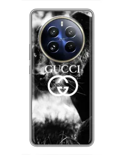 Чехол для Realme 12 Pro с картинкой «Gucci — дикая природа»