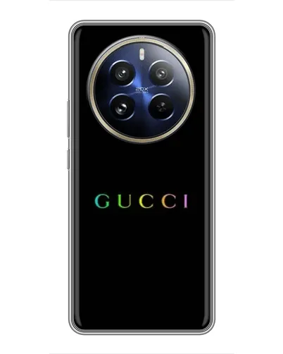 Чехол для Realme 12 Pro с картинкой «Gucci — неоновый минимализм» Чехол для Realme 12 Pro с картинкой «Gucci — неоновый минимализм»