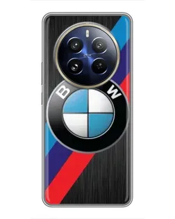 Чехол для Realme 12 Pro с картинкой «BMW M-stripes стиль»