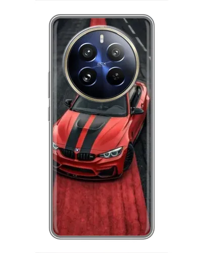 Чехол для Realme 12 Pro с картинкой «BMW на красной дорожке» Чехол для Realme 12 Pro с картинкой «BMW на красной дорожке»