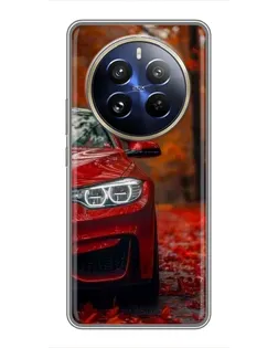 Чехол для Realme 12 Pro с картинкой «Осенняя BMW M4»