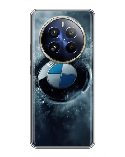 Чохол для Realme 12 Pro з картинкою «Логотип BMW — лід» Чохол для Realme 12 Pro з картинкою «Логотип BMW — лід»