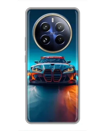 Чохол для Realme 12 Pro з картинкою «BMW — вогні неону» Чохол для Realme 12 Pro з картинкою «BMW — вогні неону»