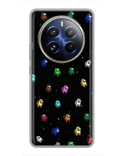 Чехол для Realme 12 Pro с картинкой «Экипаж Among Us»