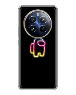 Чехол для Realme 12 Pro с картинкой «Among Us градиент»