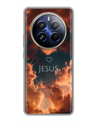 Чохол для Realme 12 Pro з картинкою «Сяйво Імені Jesus»