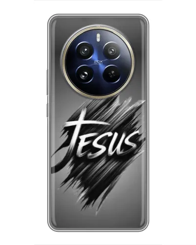 Чохол для Realme 12 Pro з картинкою «Напис Jesus Graffiti»