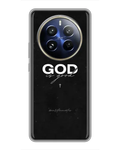 Чохол для Realme 12 Pro з картинкою «GOD — Бог над усім»