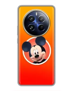 Чехол для Realme 12 Pro с картинкой «Mickey в круге»