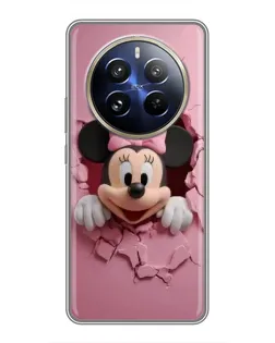 Чехол для Realme 12 Pro с картинкой «Минни сквозь стену»