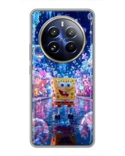 Чехол для Realme 12 Pro с картинкой «Неоновый океан»