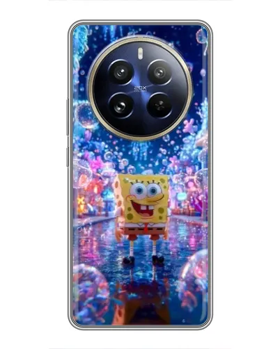 Чехол для Realme 12 Pro с картинкой «Неоновый океан»