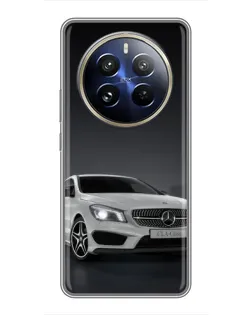 Чехол для Realme 12 Pro с картинкой «Mercedes AMG GT Silver»