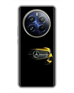 Чехол для Realme 12 Pro с картинкой «Mercedes — ретро стиль»