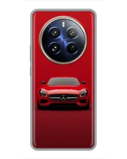 Чехол для Realme 12 Pro с картинкой «Красный Mercedes AMG»