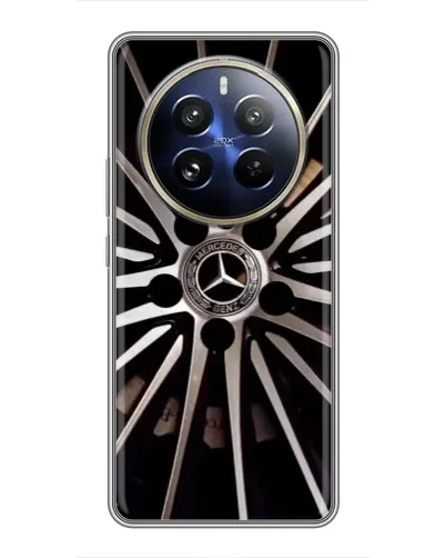 Чехол для Realme 12 Pro с картинкой «Диск Mercedes»