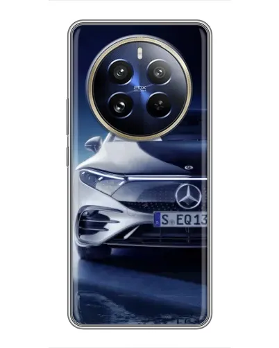 Чехол для Realme 12 Pro с картинкой «Mercedes EQ — будущее»