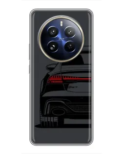 Чехол для Realme 12 Pro с картинкой «Задняя часть Audi — арт»