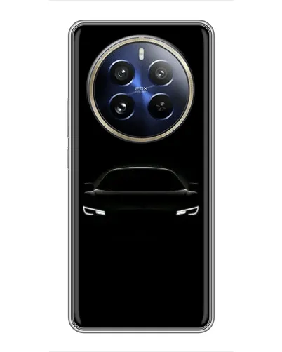 Чехол для Realme 12 Pro с картинкой «Взгляд Audi в темноте»