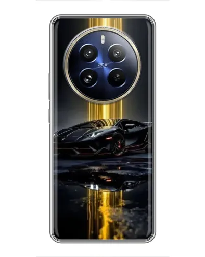 Чехол для Realme 12 Pro с картинкой «Ночной Lamborghini драйв» Чехол для Realme 12 Pro с картинкой «Ночной Lamborghini драйв»