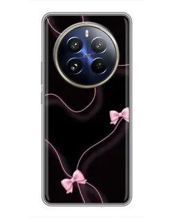 Чохол для Realme 12 Pro з картинкою «Рожеві стрічки»