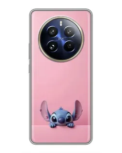 Чехол для Realme 12 Pro с картинкой «Stitch выглядывает» Чехол для Realme 12 Pro с картинкой «Stitch выглядывает»