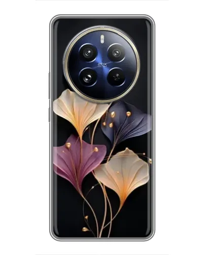 Чехол для Realme 12 Pro с картинкой «Лиловые цветы грации» Чехол для Realme 12 Pro с картинкой «Лиловые цветы грации»