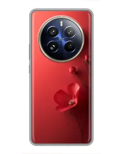 Чохол для Realme 12 Pro з картинкою «Макові суцвіття»