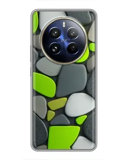 Чехол для Realme 12 Pro с картинкой «Яркая неоновая галька» Чехол для Realme 12 Pro с картинкой «Яркая неоновая галька»