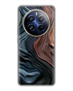 Чехол для Realme 12 Pro с картинкой «Цветные волны каньона» Чехол для Realme 12 Pro с картинкой «Цветные волны каньона»