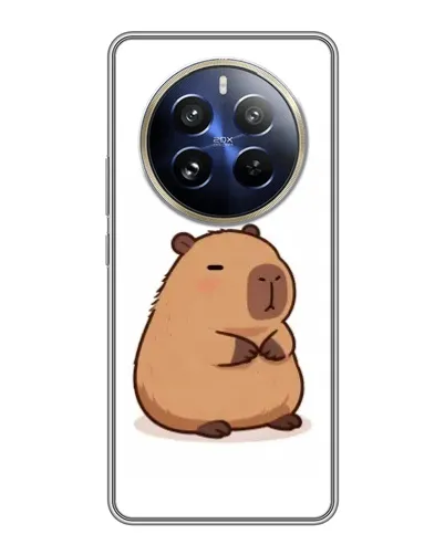 Чехол для Realme 12 Pro с картинкой «Толстенькая капибара» Чехол для Realme 12 Pro с картинкой «Толстенькая капибара»