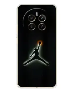 Чехол для Realme 12 с картинкой «Jordan Gradient Logo» Чехол для Realme 12 с картинкой «Jordan Gradient Logo»