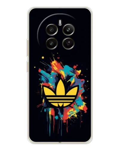 Чехол для Realme 12 с картинкой «Adidas Splash»