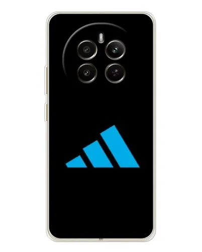 Чехол для Realme 12 с картинкой «Adidas Cyan Logo»