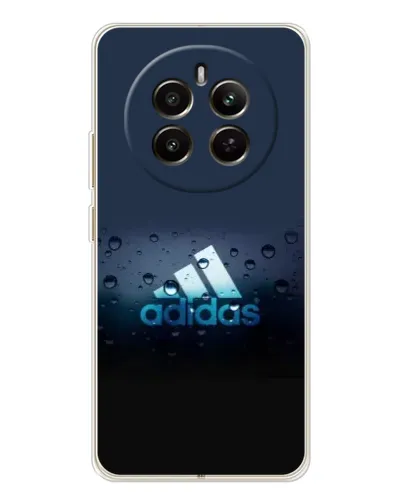 Чехол для Realme 12 с картинкой «Adidas Water Drops»
