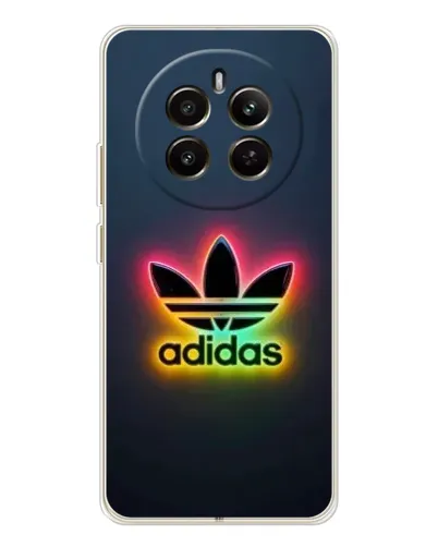 Чехол для Realme 12 с картинкой «Неоновый Adidas»