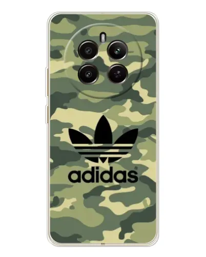 Чехол для Realme 12 с картинкой «Милитари стиль Adidas»