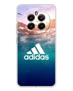 Чехол для Realme 12 с картинкой «Океанская глубина адидас»