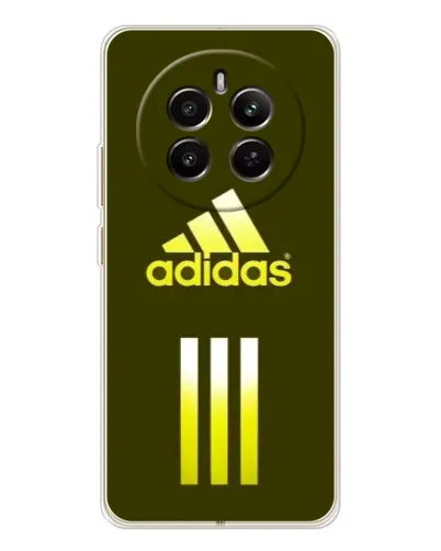 Чехол для Realme 12 с картинкой «Оливковый градиент Adidas»