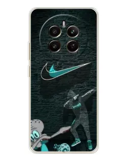 Чехол для Realme 12 с картинкой «Спортивный арт Nike» Чехол для Realme 12 с картинкой «Спортивный арт Nike»