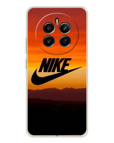 Чехол для Realme 12 с картинкой «Nike — вечерний горизонт»