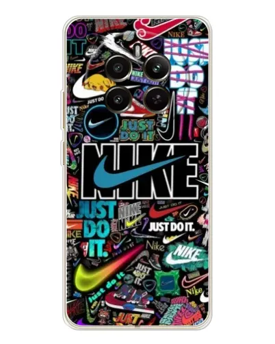 Чехол для Realme 12 с картинкой «Яркий коллаж Nike» Чехол для Realme 12 с картинкой «Яркий коллаж Nike»