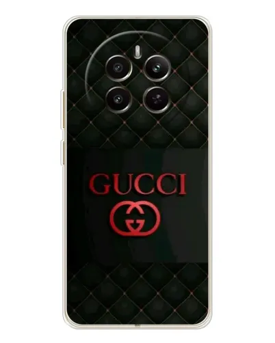 Чехол для Realme 12 с картинкой «Gucci — стеганый черный»