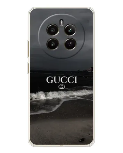 Чехол для Realme 12 с картинкой «Gucci — морской прибой»