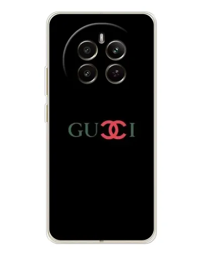 Чехол для Realme 12 с картинкой «Gucci — красный градиент»