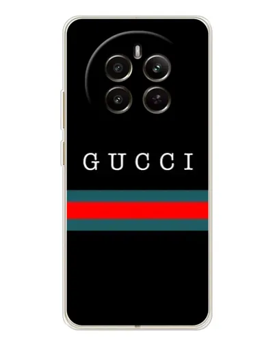 Чехол для Realme 12 с картинкой «Gucci — красный пояс»