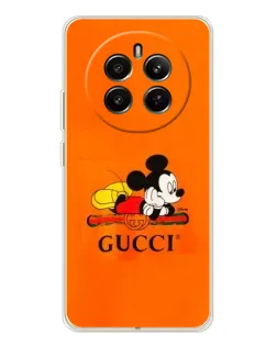 Чохол для Realme 12 з картинкою «Міккі Маус Gucci — помаранч» Чохол для Realme 12 з картинкою «Міккі Маус Gucci — помаранч»