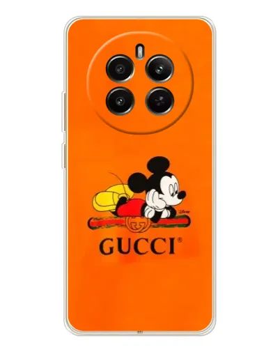 Чехол для Realme 12 с картинкой «Микки Маус Gucci — оранж» Чехол для Realme 12 с картинкой «Микки Маус Gucci — оранж»