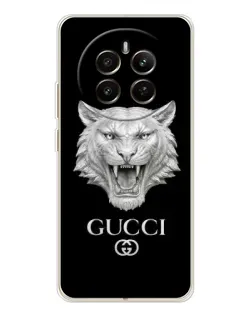 Чохол для Realme 12 з картинкою «Gucci — срібний лев» Чохол для Realme 12 з картинкою «Gucci — срібний лев»